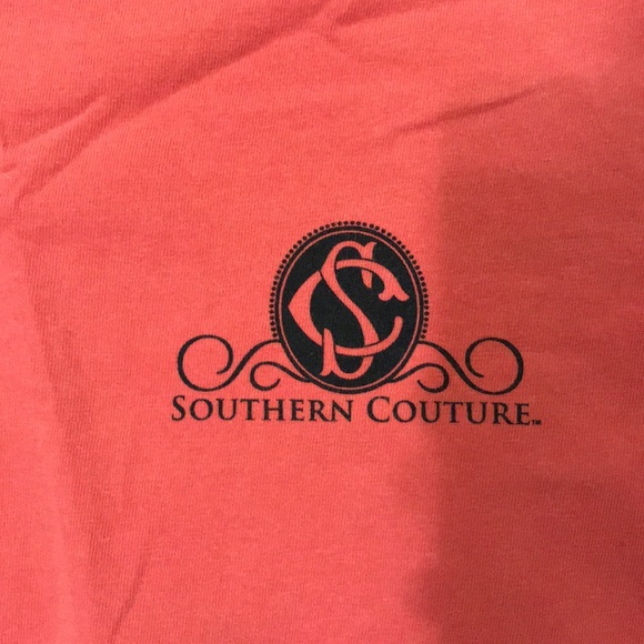 Pink Southern Couture Long Sleeve T-Shirt - Picture 3 of 4